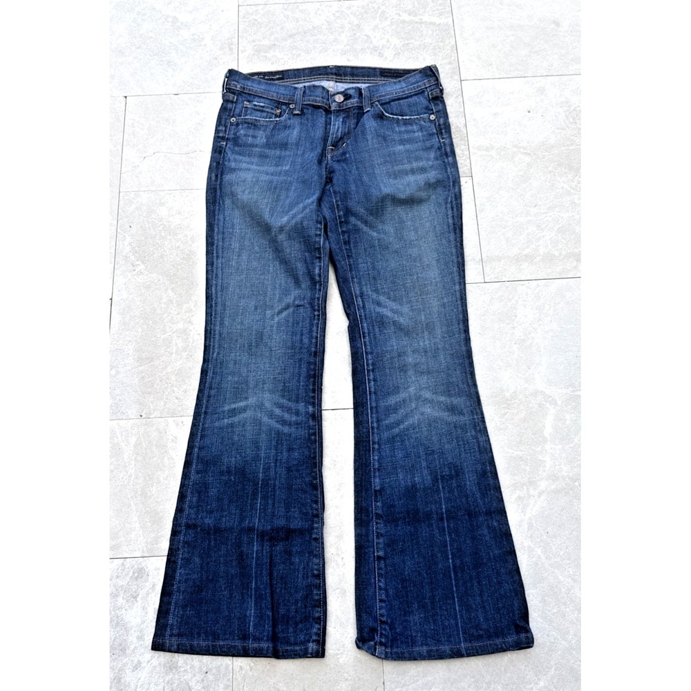 Citizens Of Humanity Jeans Ingrid Sz 28 x32 Flare Low Rise Stretch